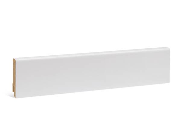 Modern MDF Sockelleiste lichtgrau foliert RAL7035 (16x58mm)